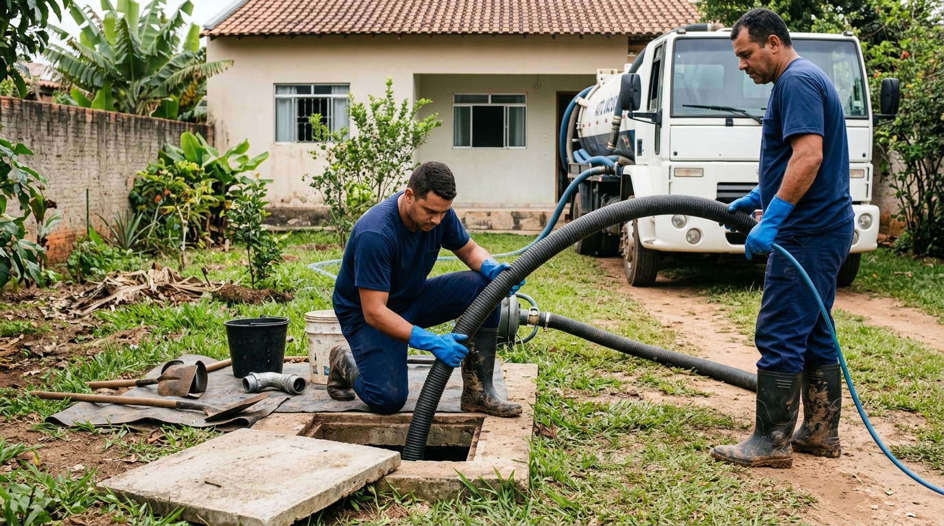 Sucção de Fossa em Goiânia‑GO